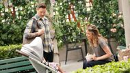 Daniel and Tessa with Arya at the park on The Young and the Restless | Image: JPI